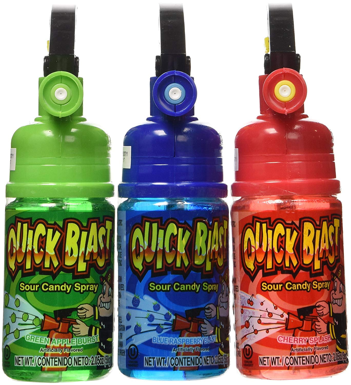 Kidsmania Quick Blast Sour Candy, Fun and Tangy Treats (Pack of 12)