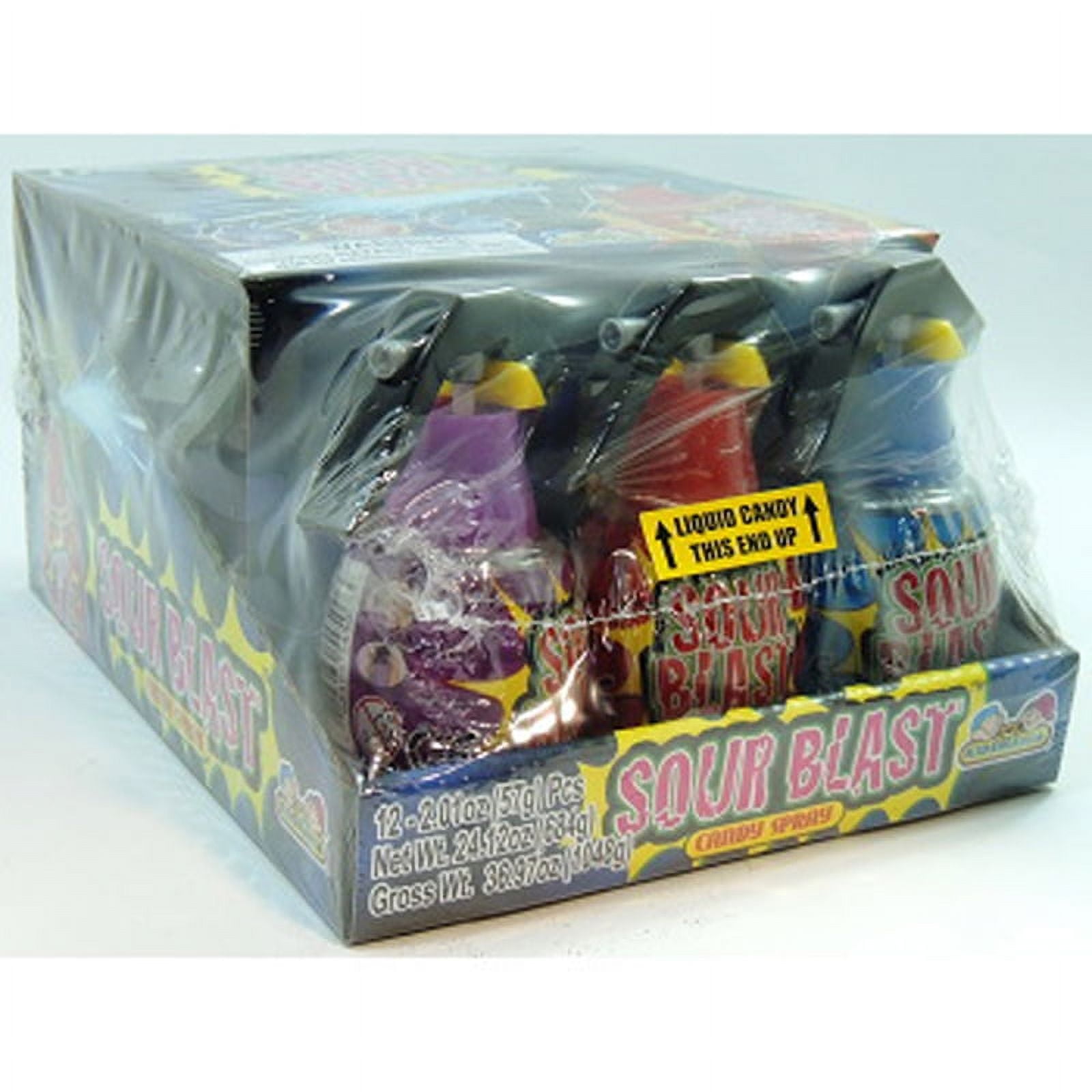 Kidsmania Sour Blast Candy Spray Grenades 12 Count