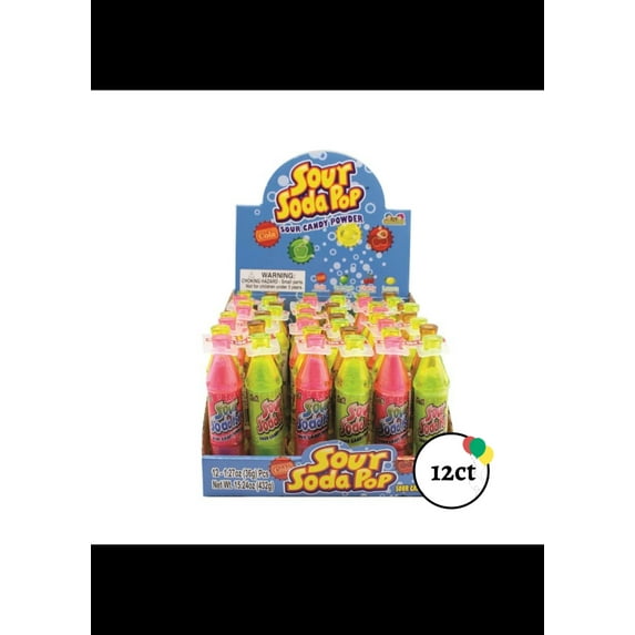 Kidsmania Sour Soda Pop 4 pack 12 ct