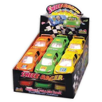 Kidsmania Sweet Racer Pull Back Action Candy Filled Cars (1