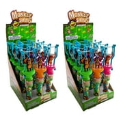 Kidsmania Swinging Monkey Candy Filled Party Favors, Assorted Colors 24 Pack