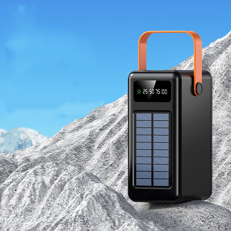 Kidsol Solar Portable Charger 50000 mAh Super Fast Charger Outdoor Camping Live S Power Bank,Power Station LED Display External Battery Pack,Compatible with Laptop MacBook IPhone and Samsung