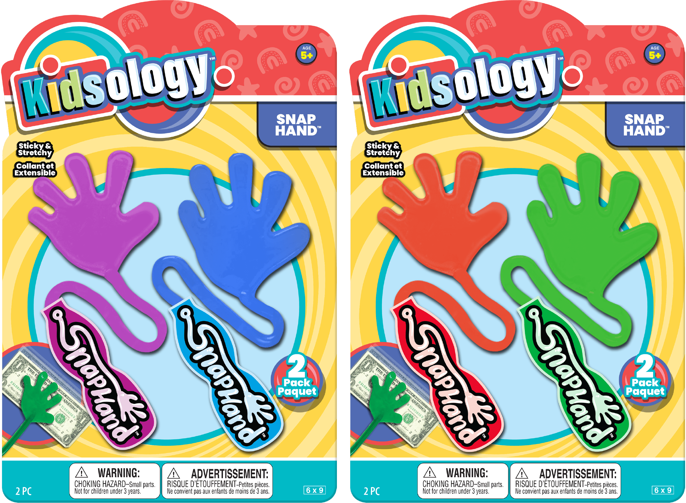 Kidsology Sticky Snap Hand 2 Count