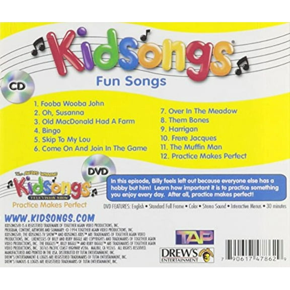 Kidsongs - Fun Songs Collection - Music & Performance - CD