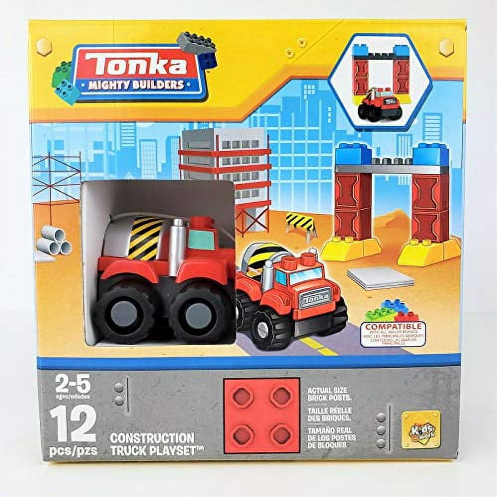 Kidsworks Tonka Mighty Builders Construction Truck Playset Toy for