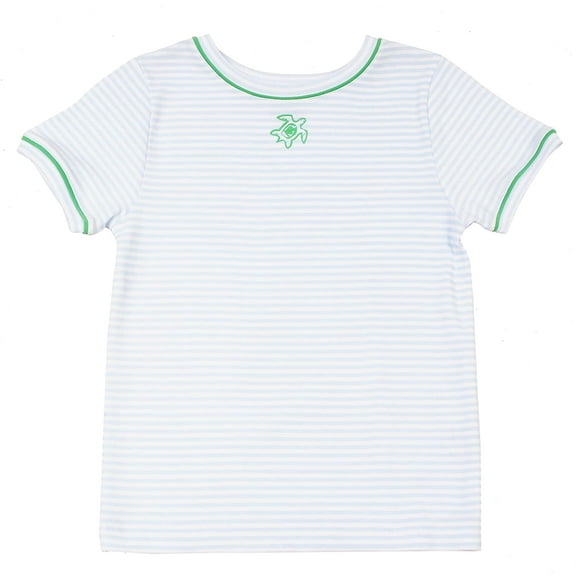 Kidsy Boys Turtle Graphic Printed Peruvian Cotton T-shirt – Short Sleeve, Crewneck – White, 4