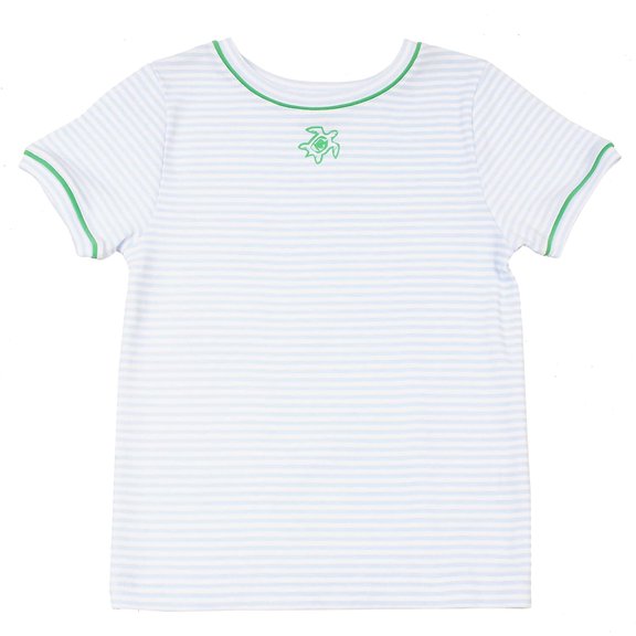 Kidsy Boys Turtle Graphic Printed Peruvian Cotton T-shirt – Short Sleeve, Crewneck – White, 5