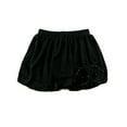 thumbnail image 1 of Kidsy Toddler Baby Girls Embroidery Bubble Skirt – Peruvian Pima Cotton, Balloon Skirt, Elastic Waist, Pull-On, Solid Colors, Black, 5, 1 of 11
