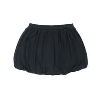 Kidsy Toddler Baby Girls Embroidery Bubble Skirt – Peruvian Pima Cotton, Balloon Skirt, Elastic Waist, Pull-On, Solid Colors, Midnight, 2