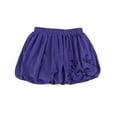 thumbnail image 1 of Kidsy Toddler Baby Girls Embroidery Bubble Skirt – Peruvian Pima Cotton, Balloon Skirt, Elastic Waist, Pull-On, Solid Colors, Plum, 4, 1 of 11