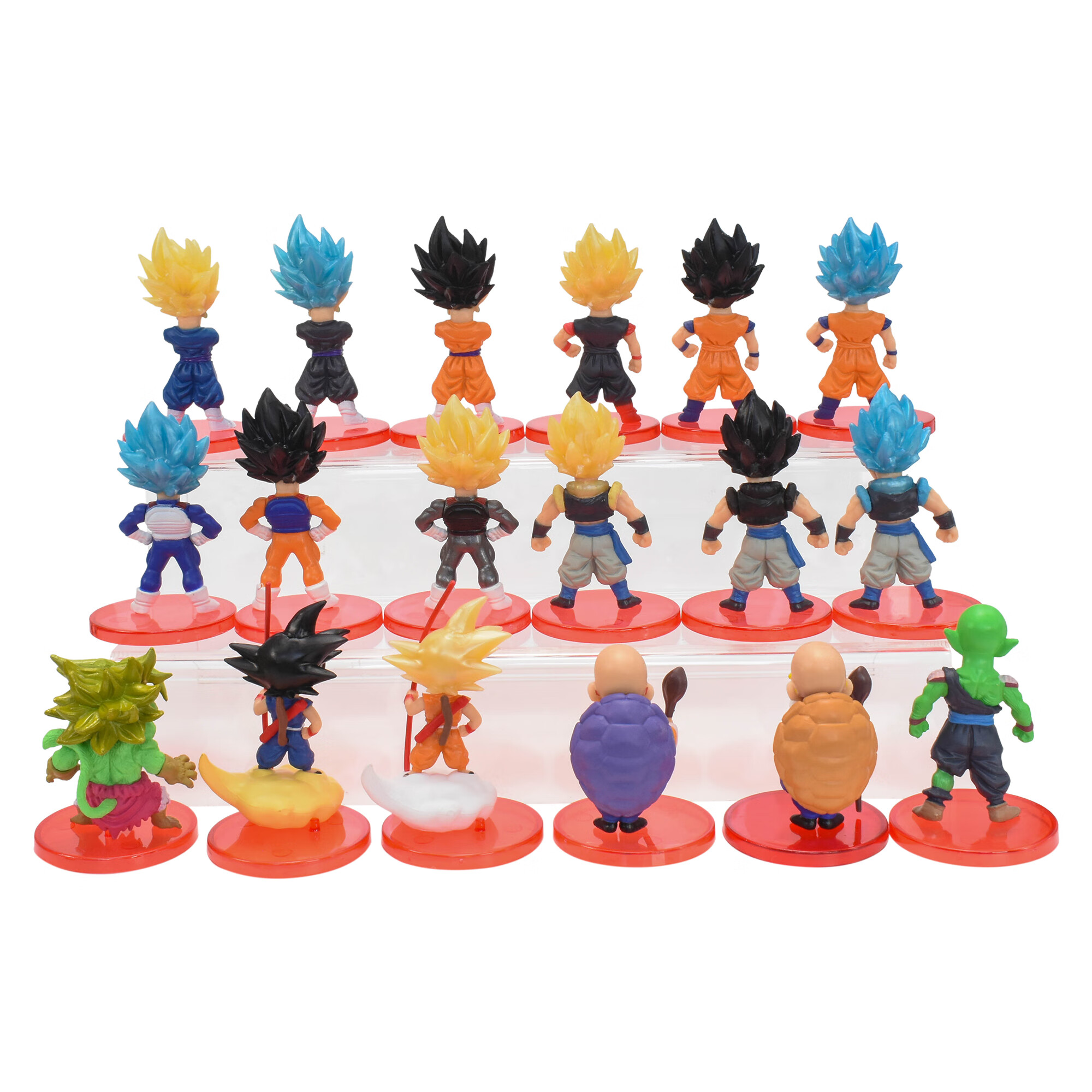 Kidtop Dragon Ball Z Action Figures 2.2" 18pcs Dragon Ball Figures PVC