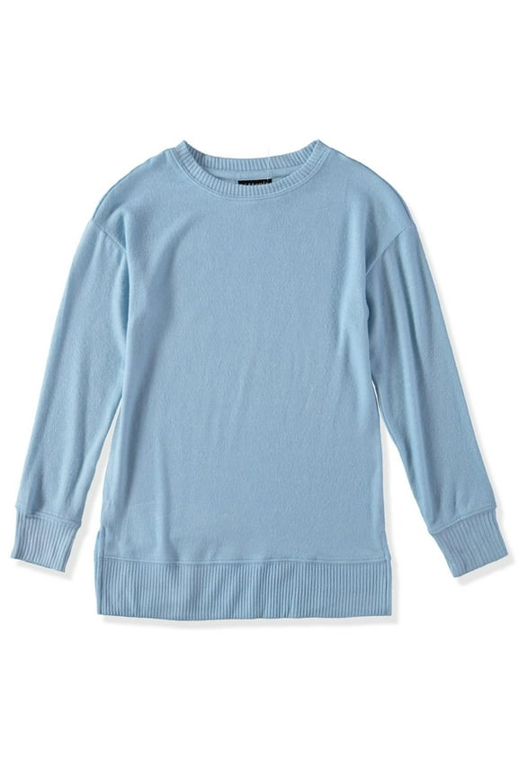 Girls 7-16 Long Sleeve Hacci Tunic Top