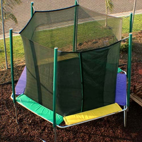 Kidwise 12 ft. Hexagon Trampoline with Enclosure