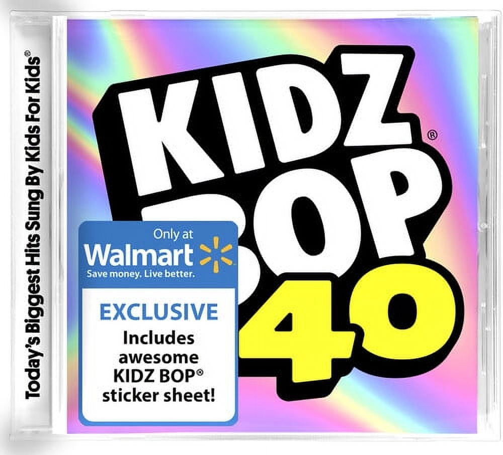 Kidz Bop, Vol. 40 - Kids Songs CD, Children's Music (Walmart