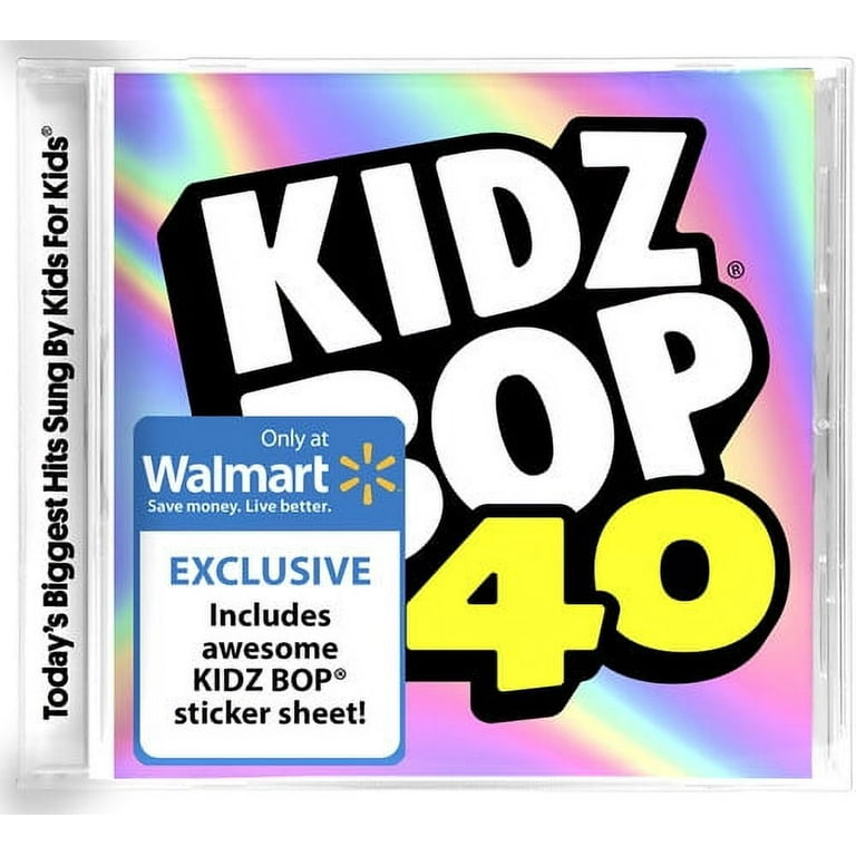 Kidz Bop, Vol. 40 - Kids Songs CD, Children's Music (Walmart