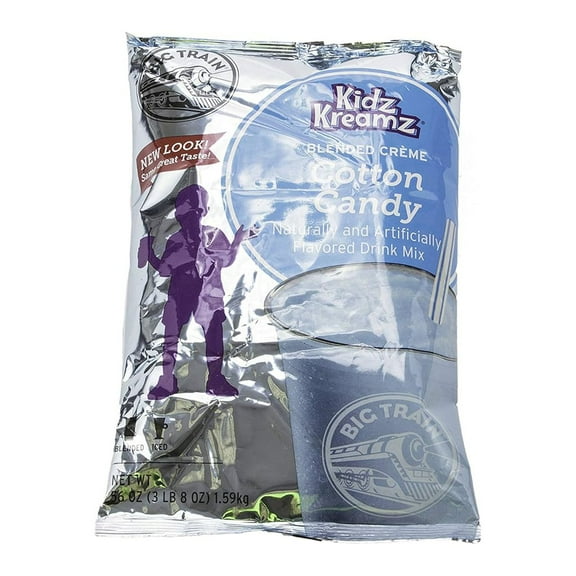Kidz Kreamz Cotton Candy Blended Iced Cream Frappe Mix, 3.5 Pound - 5 per case.