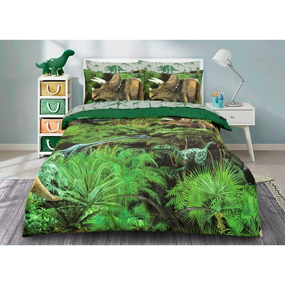Kidz Mix Dinosaur Forest Bed In A Bag, Queen