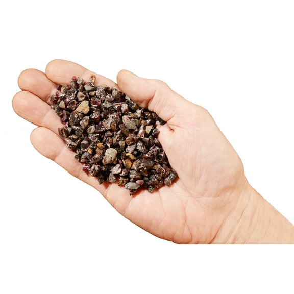 Kidz Rocks Almandine Garnet 1/4" 6 oz Raw Chakra Healing Crystal Red Rock Mineral Specimen