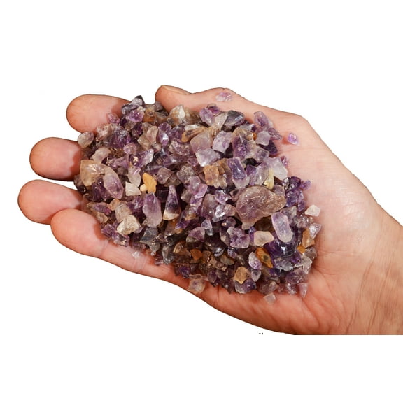 Kidz Rocks Amethyst Chips 6 oz Raw Chakra Healing Crystal Purple Rock Mineral Specimen