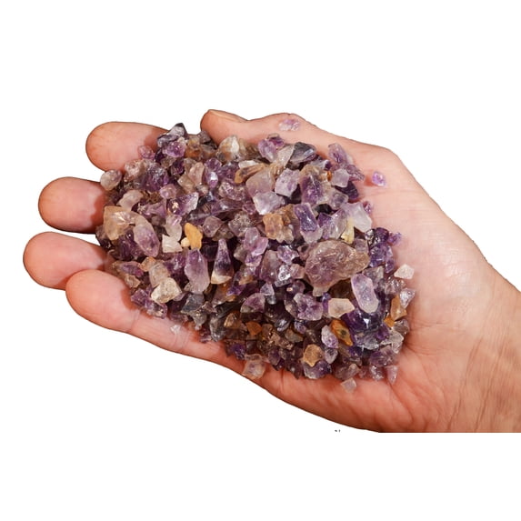 Kidz Rocks Amethyst Chips 6 oz Raw Chakra Healing Crystal Purple Rock Mineral Specimen
