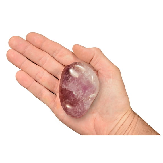 Kidz Rocks Amethyst Crystal 2" Tumbled Stone Chakra Healing Crystal Purple Reiki Rock