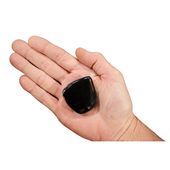 Kidz Rocks Black Obsidian 2" Tumbled Rock Mineral Reiki Healing Crystal Stone