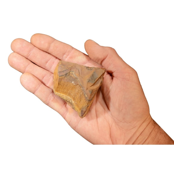 Kidz Rocks Brown Tigers Eye 3" 8-12 oz Raw Chakra Healing Crystal Rock Mineral Specimen