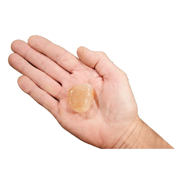 Kidz Rocks Carnelian Crystal 1" Tumbled Healing Crystal Natural Stone Orange Rock Mineral