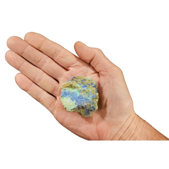 Kidz Rocks Chrysocolla Azurite 3" 4-7 oz Raw Rock Mineral Specimen Blue Healing Stone
