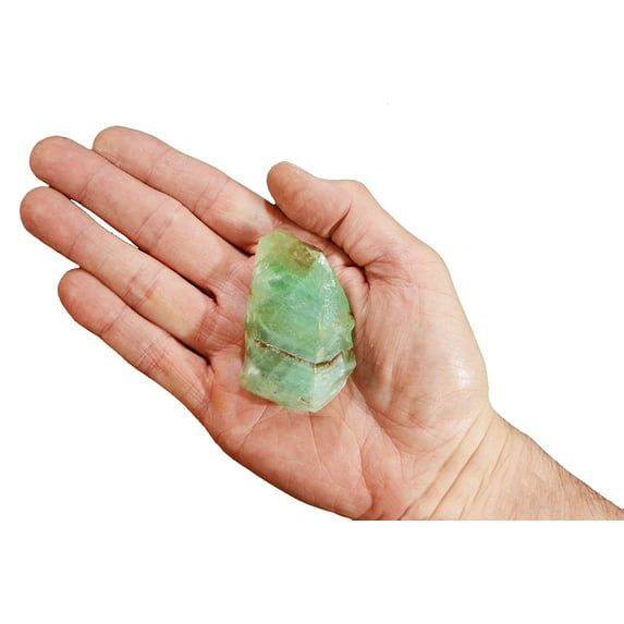 Kidz Rocks Emerald Green Calcite 3" 4-7 oz Raw Chakra Healing Crystal Rock Mineral