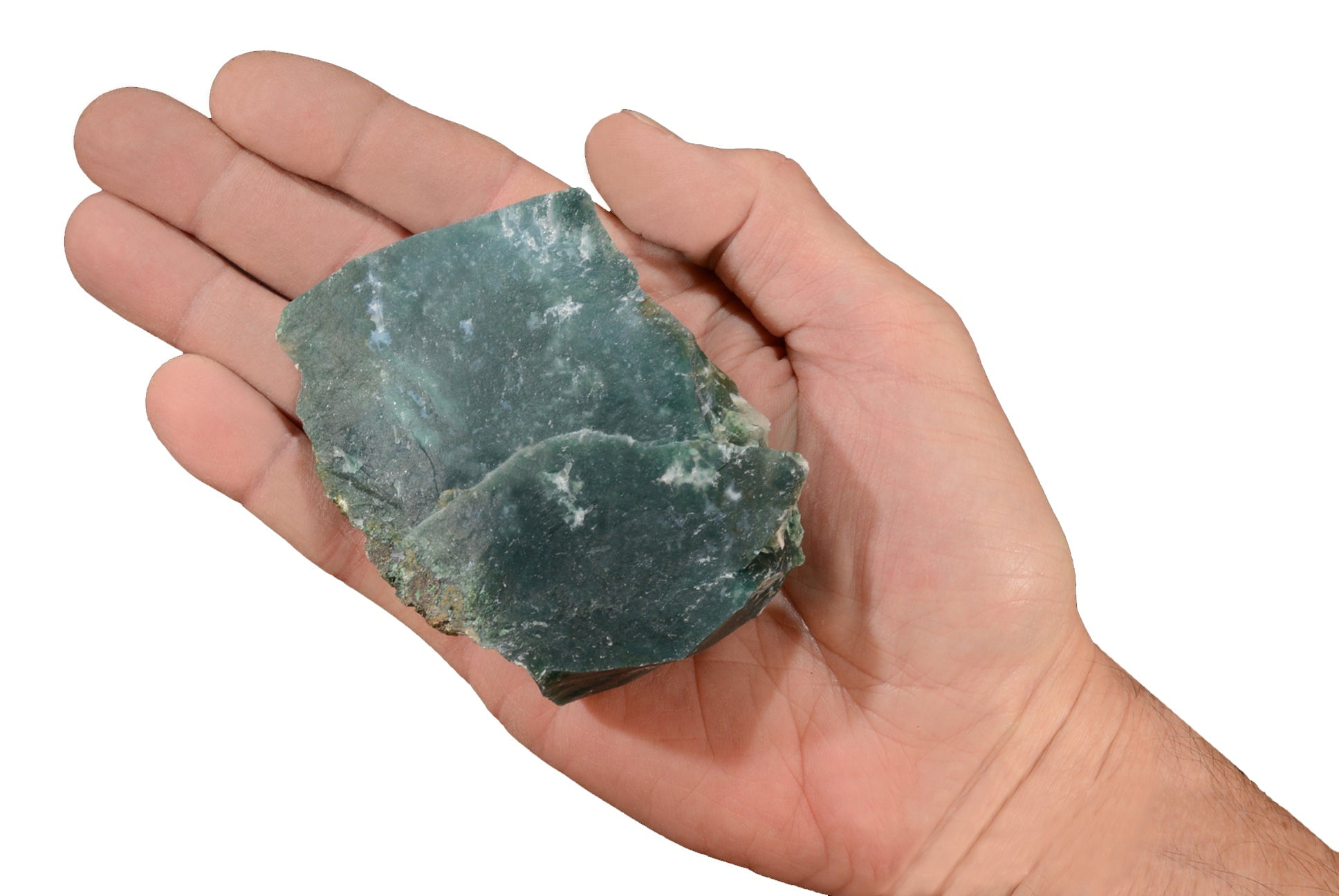 GEM-Inside Green Moss Agate Jasper Beads – 4x13mm Rectangular Tube, 30 Beads Per Strand (15")