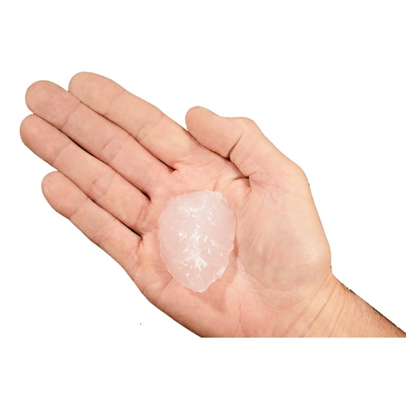 Kidz Rocks Mangano Calcite 1 3/4" Raw Rock Mineral Specimen Pink Fluorescent Healing Stone