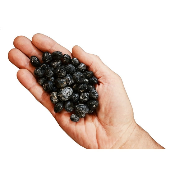 Kidz Rocks Obsidian Tear 1/4"-3/8" 6 oz Raw Chakra Healing Stone Black Rock Mineral