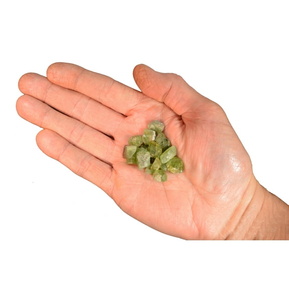 Kidz Rocks Peridot 3/4" 1 oz Raw Chakra Healing Stone Green Rock Mineral