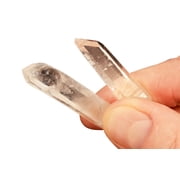 Kidz Rocks Quartz Crystal 1 1/2 Set Of 4 Raw Chakra Healing Stone Clear #1 Rock Mineral
