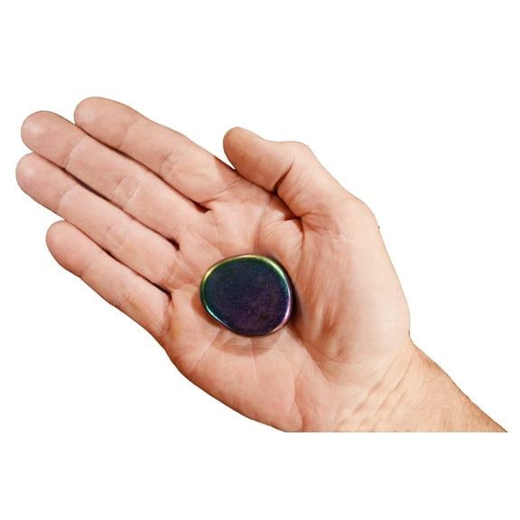 Kidz Rocks Rainbow Magnetic Hematite 1 1/2" Raw Chakra Healing Stone Rock Mineral