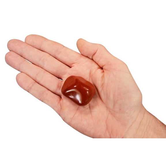 Kidz Rocks Red Jasper 1 1/2" Tumbled Crystal Chakra Healing Stone Rock Mineral