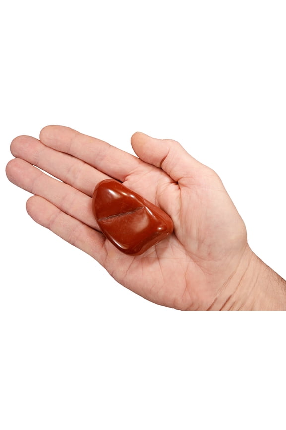 Red Jasper 2 1/2" 4-7 oz Tumbled Crystal Chakra Healing Stone Rock Mineral