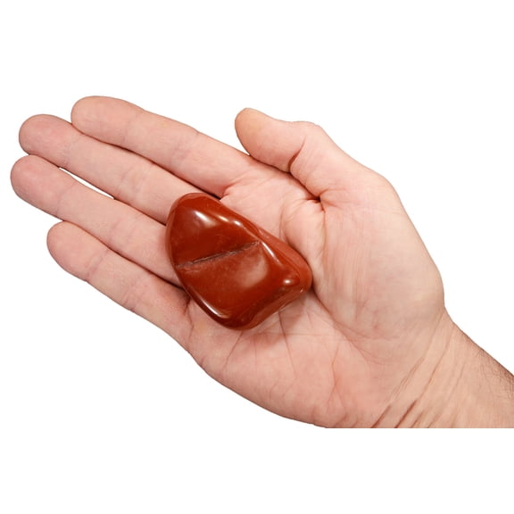 Kidz Rocks Red Jasper 2 1/2" 4-7 oz Tumbled Crystal Chakra Healing Stone Rock Mineral