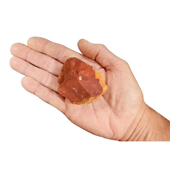 Kidz Rocks Red Mookaite Jasper 4" 13-16 oz Raw Chakra Healing Stone Rock Mineral