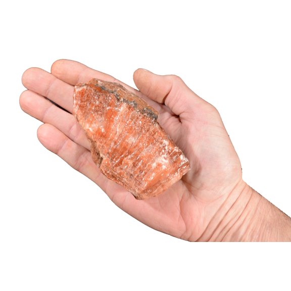 Kidz Rocks Red White Calcite 3" 8-12 oz Raw Chakra Healing Stone Rock Mineral