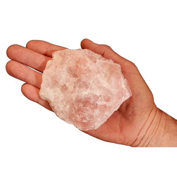 Kidz Rocks Rose Quartz Crystal 4" 1-2 lb Raw Chakra Healing Stone Rock Mineral