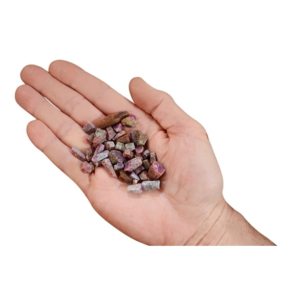 Kidz Rocks Ruby Corundum 2 oz Raw Chakra Healing Stone Red Rock Mineral