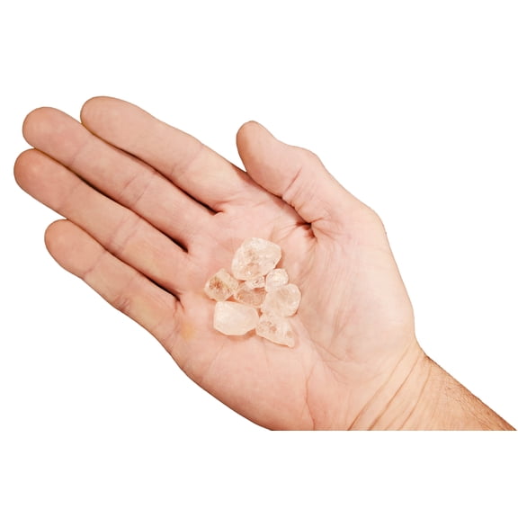 Kidz Rocks Topaz 1/2" 1 oz Raw Chakra Healing Stone Pink Rock Mineral