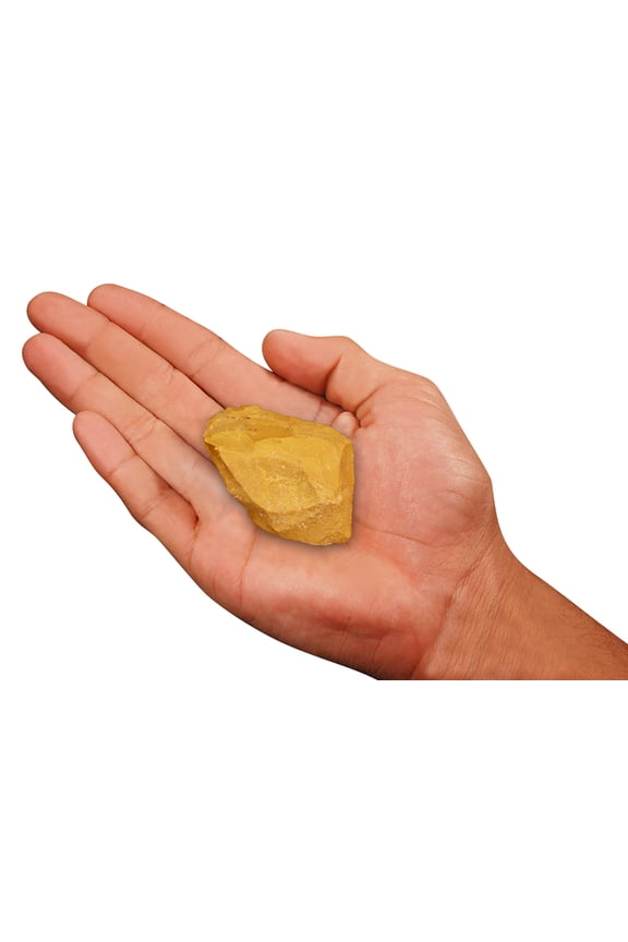 Yellow Jasper 1 1/2" Set Of 2 Raw Chakra Healing Stone Rock Mineral