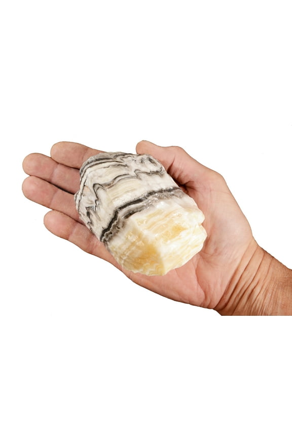 Zebra Onyx 4" 2 Pound Size Raw Chakra Healing Stone Rock Mineral