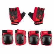 Kidzamo HD Elbow/Knee Pad & Glove Set Flame Youth Unisex