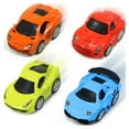 Kidzlane Diecast Metal Pullback Cars FrictionPowered Toy Cars for