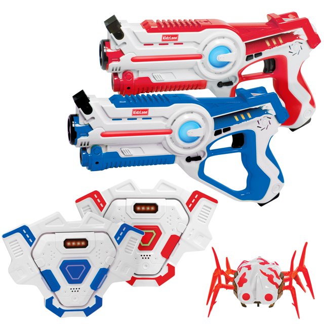 Kidzlane Laser Tag Guns Set of 2 with Vest for Kids Boys