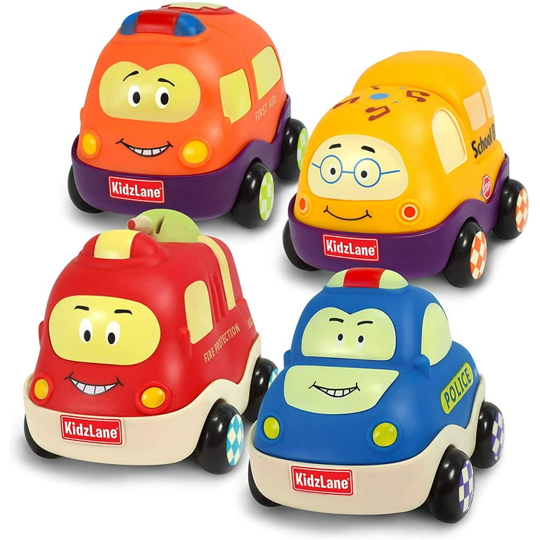 Kidzlane Pull Back Cars for Toddlers Baby Toy Cars for 1 to 3